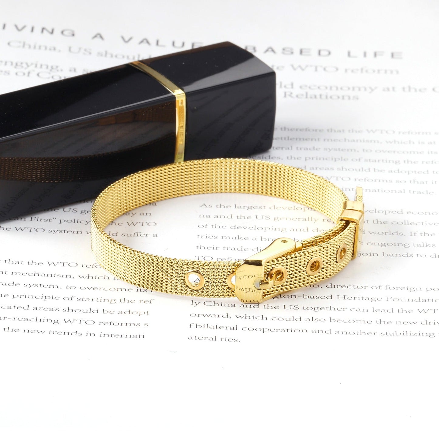 "Cinturon" by Balissa Armband Mein Shop